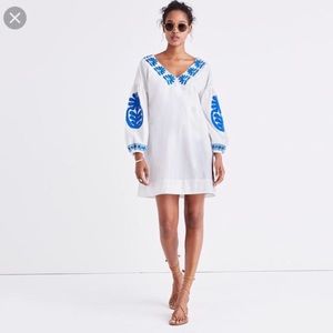 Madewell Embroidered Dress NWT